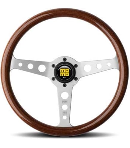 Amazon | MOMO(モモ) ステアリング レトロ 36パイ BK R-30