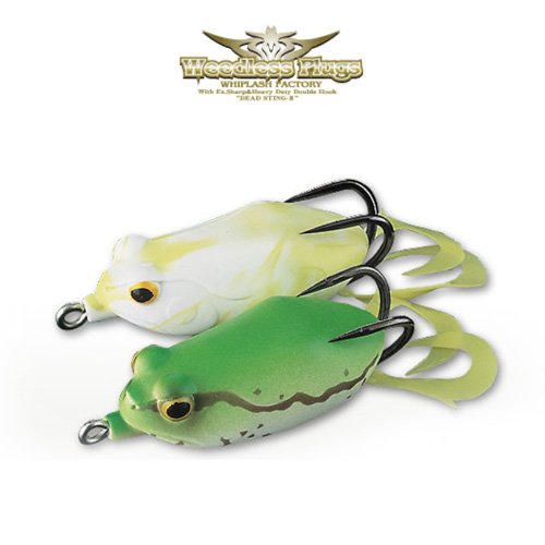 ウィップラッシュファクトリー！雷魚釣りにオススメなフロッグたち