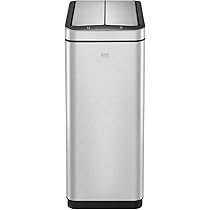 Amazon｜EKO ゴミ箱 自動開閉 デラックスファントム シルバー 30L