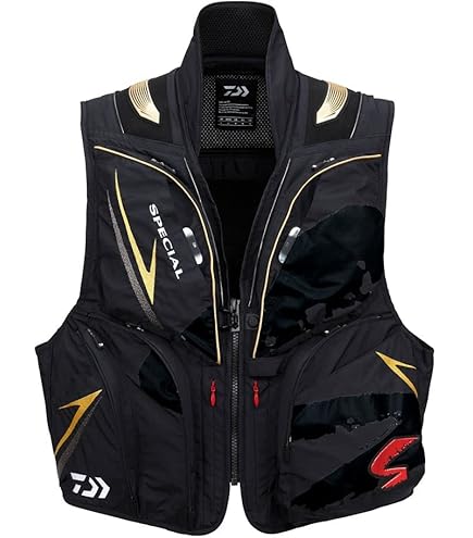 Amazon | ダイワ(DAIWA) 鮎ベスト DV－1025 ブラック 2XL