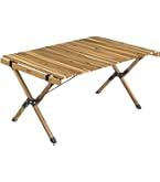 Amazon | VASTLAND(ヴァストランド) ウッドロールトップテーブル 120cm
