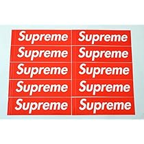 Amazon.co.jp: SUPREME(シュプリーム)ステッカー ボックスロゴ 10枚
