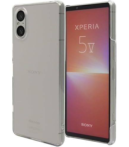 Amazon.co.jp: Xperia 5 V 対応 ケース クリア docomo SO-53D au SOG12