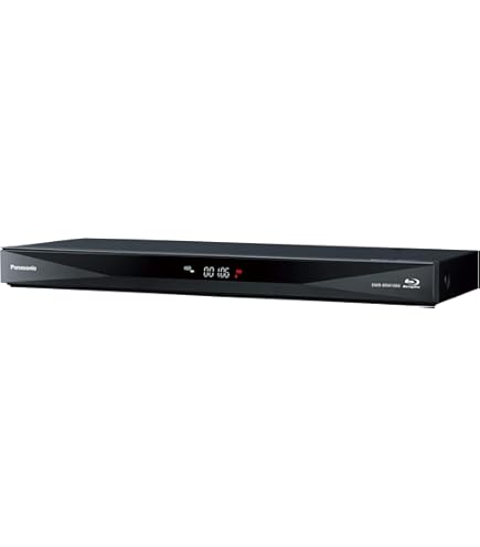 Amazon | Panasonic 1TB 2チューナー ブルーレイレコーダー ブラック