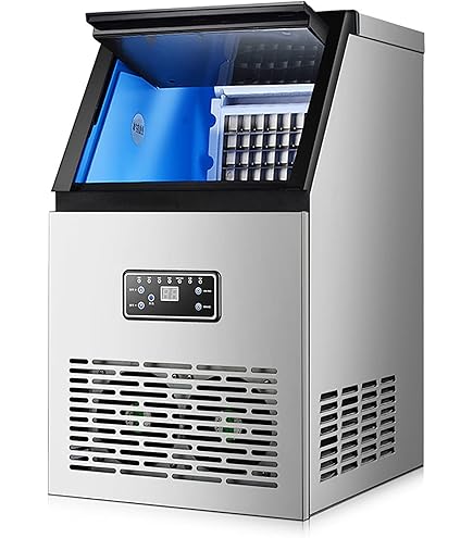 Amazon.co.jp: 業務用製氷機、ビルトインステンレス製製氷機、60kg