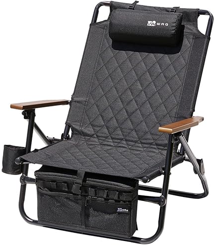 UJack(ユージャック) 難燃 リクライニング ローチェア 帆布シート付き