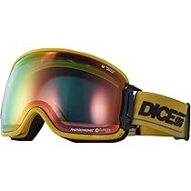 23-24 DICE BANK YELLOW LGR/GD新品未使用 ゴーグル 23/24モデル DICE