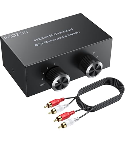 Amazon | LUX RCA・ライン・セレクター(4系統) AS-44 | ラックスマン