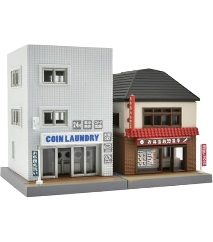 Amazon | 昭和情景博物館 雑貨屋・店舗兼住宅 金魚鉢の光 Nゲージ