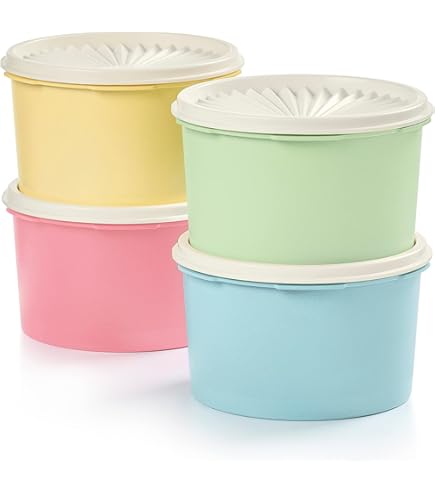 Amazon | Tupperware TUPP INDプラスチック容器2.5リットル（2個セット