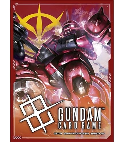 Amazon.co.jp: バンダイ公式ガンダムカードゲームロゴカードスリーブ