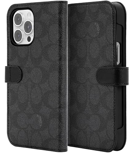 Amazon.co.jp: [Coach] iPhone 15 Proケース 手帳型 Folio Case 正規品