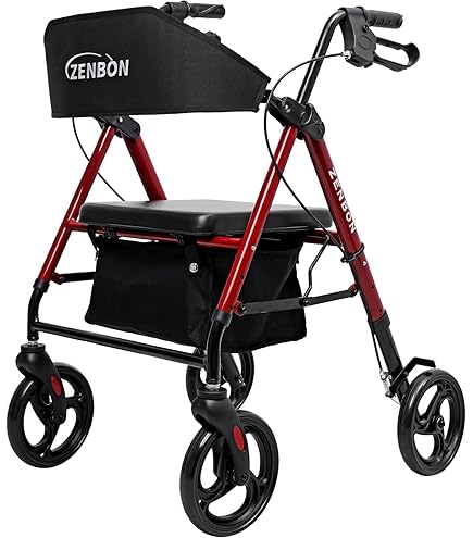 DAILYLIFE Rollator Walker歩行器 赤 DAILYLIFE Rollator Walker歩行器