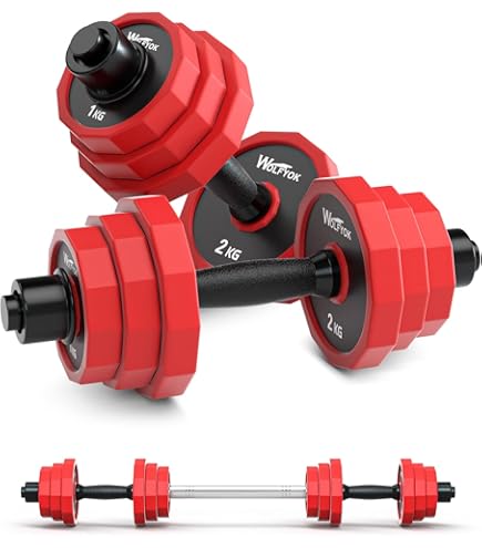 Amazon | ダンベル ラバータイプ (50kgセット) 可変式 ダンベル 25kg 2