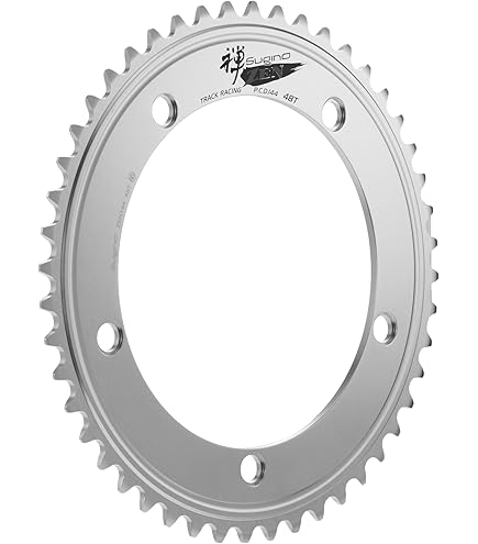 Sugino Zen チェーンリング 144mm PCD シルバー 禅 52T Sugino Zen