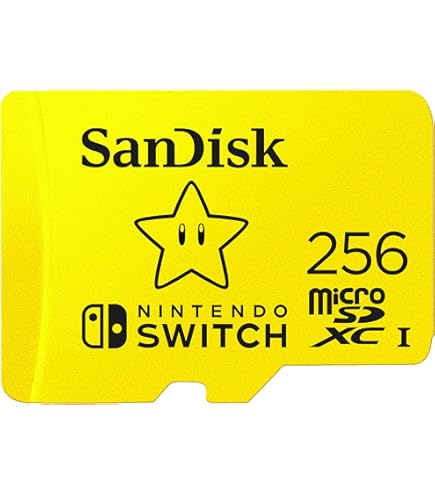 Amazon | SanDisk 256GB Nintendo Switch MicroSDXCカード メモリー