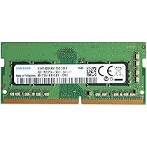 Samsung 8GB DDR4 PC4-19200, 2400MHz, 260 PIN SODIMM, CL 17, 1.2V