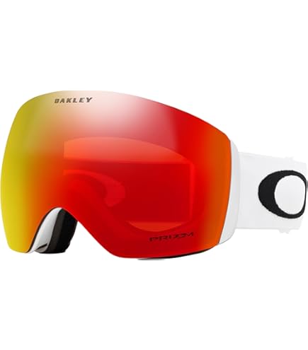 Amazon.com : Oakley Flight Deck XM Snow Goggle (Matte White Frame