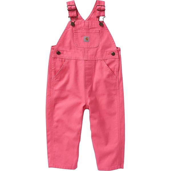 Amazon.com: Carhartt Baby-Girls Infant Canvas Bib Overall-Inf Tod