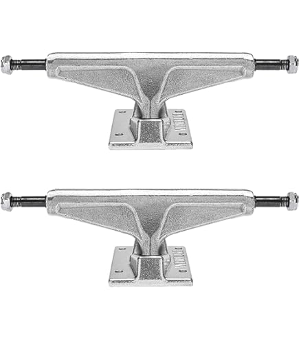 Amazon.com : Venture 5.25 Hi Polished Silver Skateboard Trucks 8.0