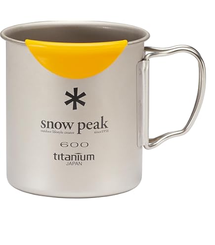 Amazon.com: Snow Peak Double Wall Titanium Stacking Mug M200, Grey