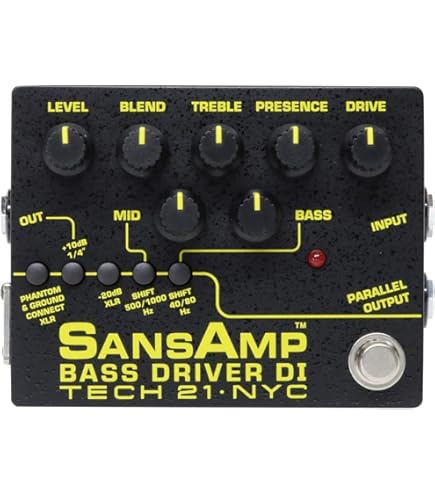 Amazon.com: Tech 21 SansAmp Bass Driver DI 30th-anniversary