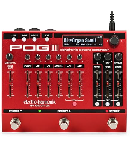 Amazon.com: Electro-Harmonix POG2 Polyphonic Octave Generator