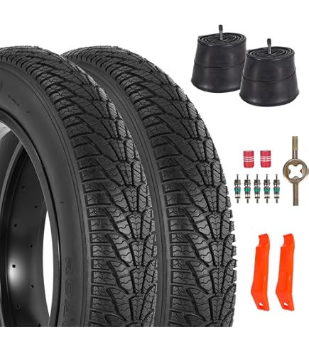 Amazon.com : 2 Vee Tire Zig Zag 26x4.0 White Wall Bike Tire with