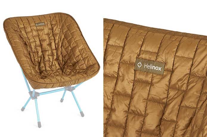 チェアの尻寒い問題解決！ヘリノックスの専用のシートウォーマーが発売