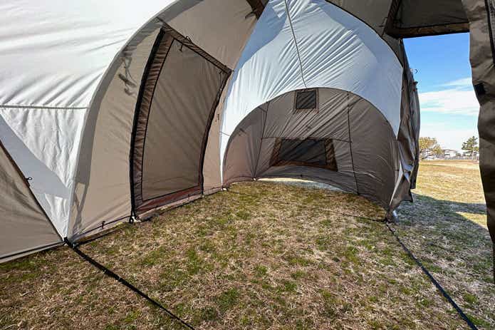 激安】3万円って実際どう？ワークマンの3ルームテントは確かに便利