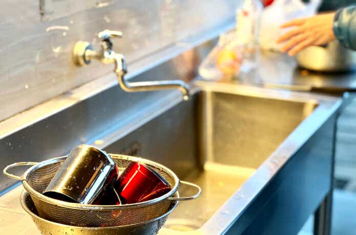 ネイチャーハイク ステンレス製キャンプ用シンク 2個セット 【最終価格