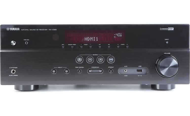 Yamaha RX-V385 5.1-channel home theater receiver with Bluetooth