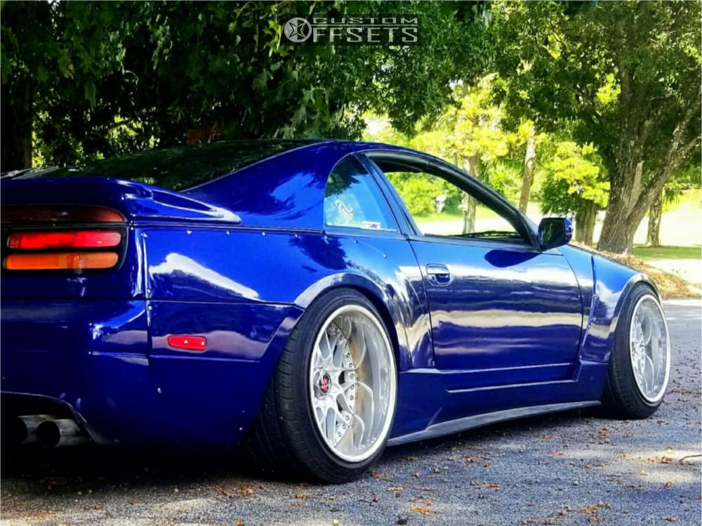 1992 Nissan 300ZX with 18x11 -27 Work VS MX and 235/40R18 Toyo