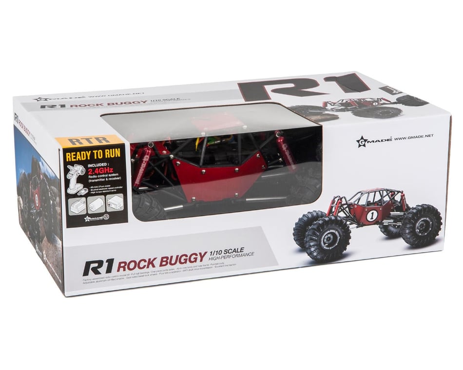 Gmade R1 1/10 RTR Rock Crawler Buggy w/2.4GHz Radio (Red