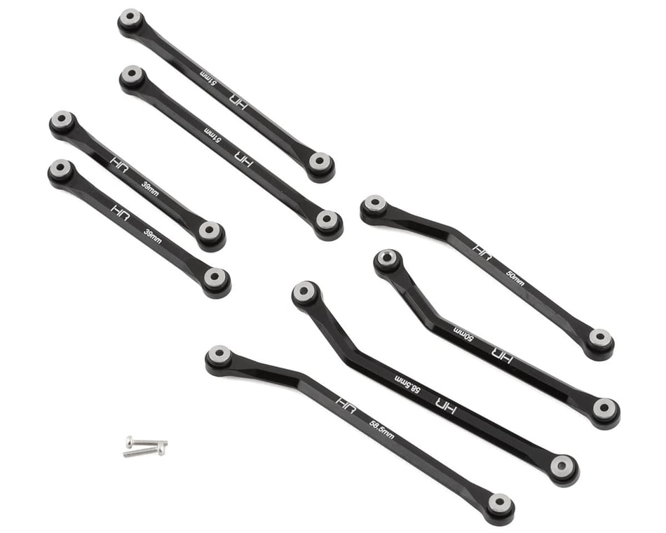 Hot Racing Axial SCX24 Aluminum High Clearance 4 Link Set (133.7mm