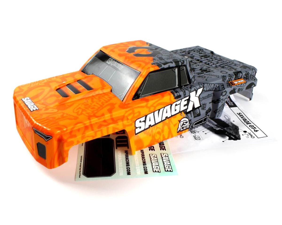 HPI GT-6 Sportcab Clear Truck Body (Savage) [HPI160365] - HobbyTown