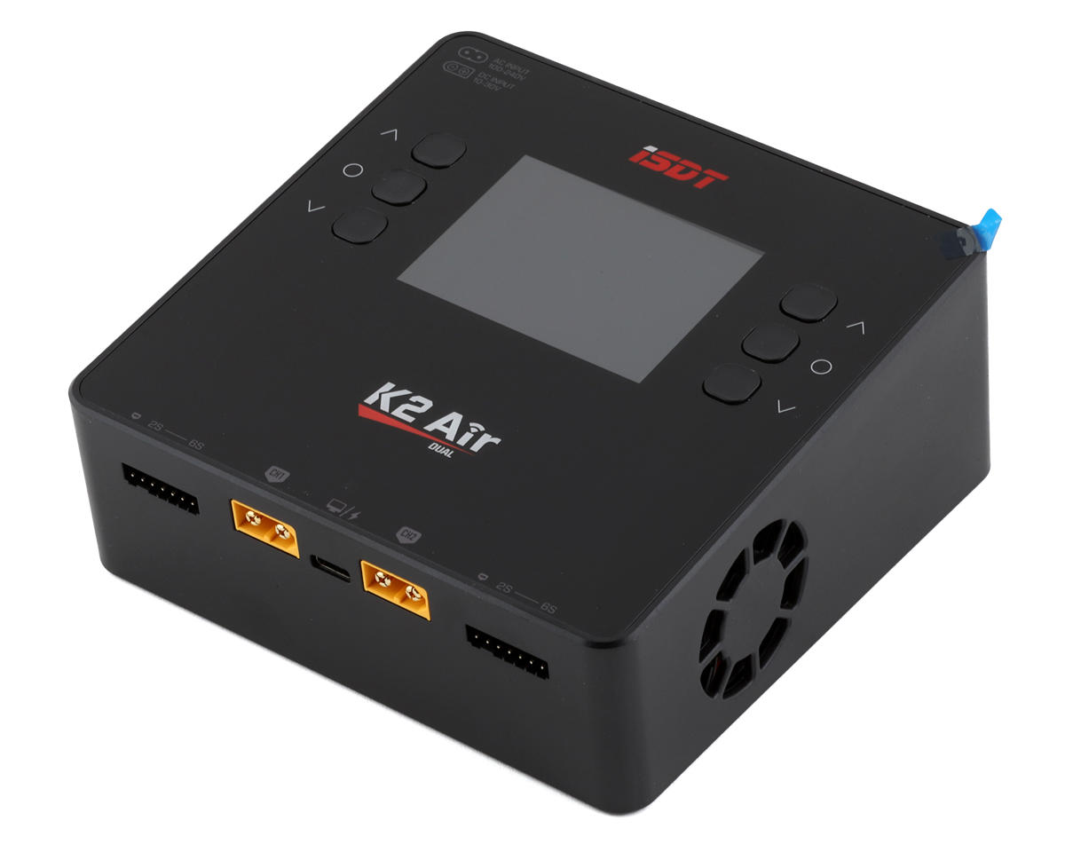 iSDT K2 Air 35A Smart AC/DC Dual Charger (AC200W/DC500W x2) [ISD
