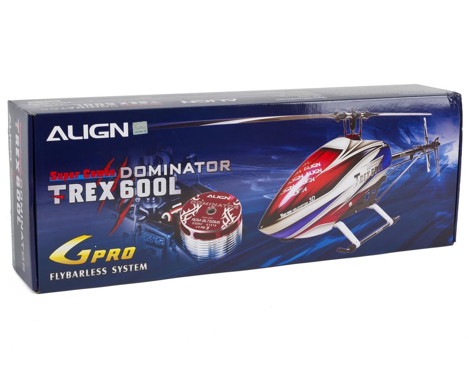 Align T-REX 600L Dominator Super Combo Helicopter Kit [AGNRH60E11X