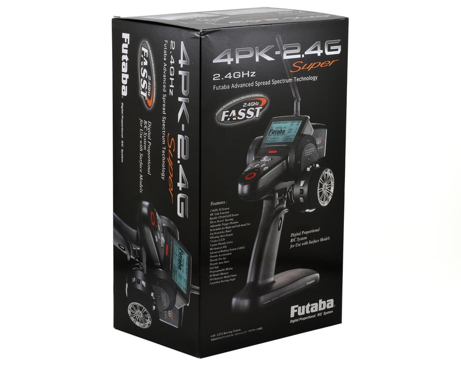 Futaba 4PKS 4-Channel 2.4GHz FASST Radio System w/R614FF Receiver