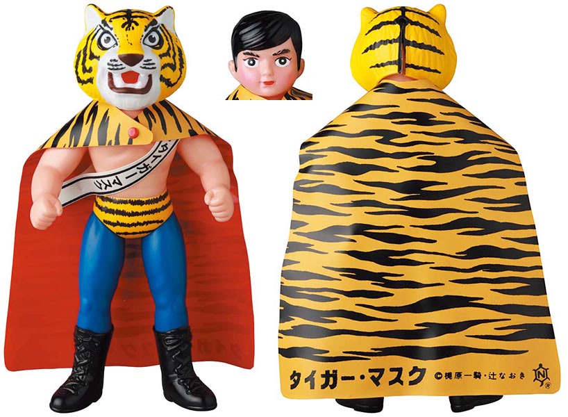 中嶋製作所のタイガーマスクソフビ、初期型きいろ1期を忠実に再現
