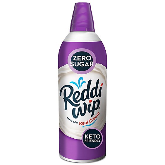 Reddi Wip Keto Friendly Gluten Free Zero Sugar Whipped Topping