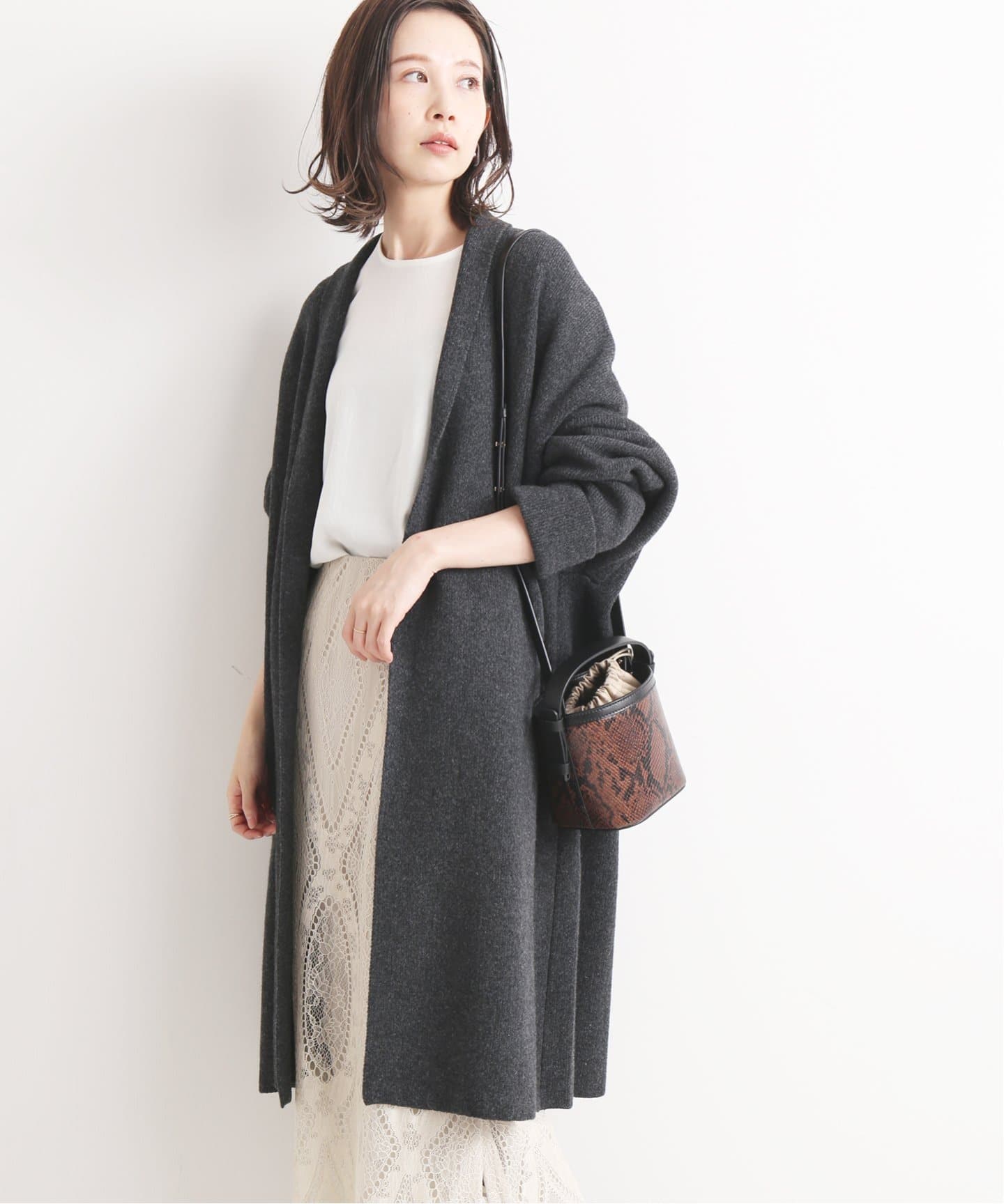 IENA イエナ】《追加》ニットガウンコート◇[品番：BYCW0000627]｜B.C