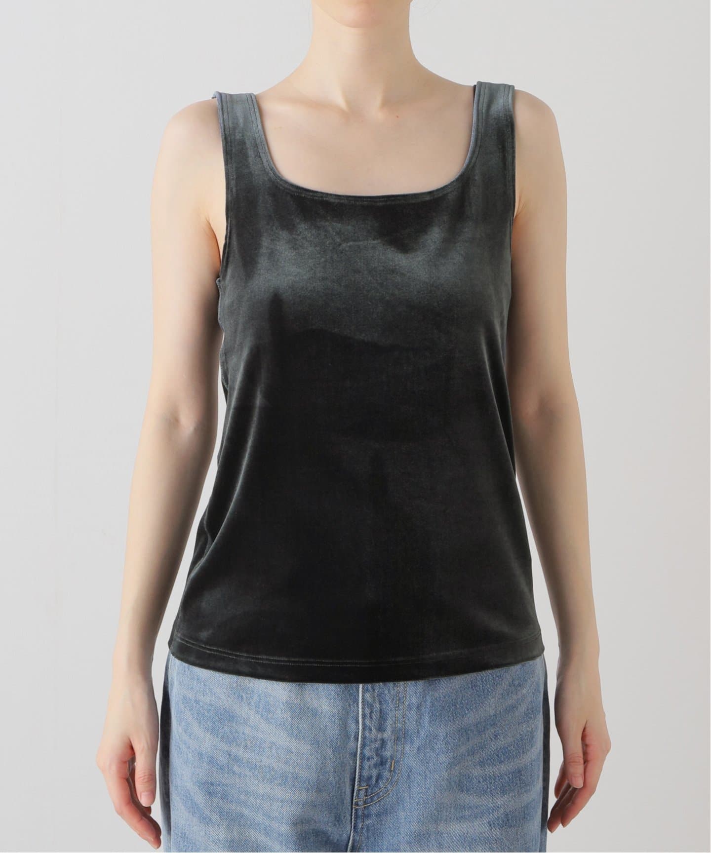 SIMONE WILD/シモーネ ワイルド VELVET SINGLET タンクトップ（タンク