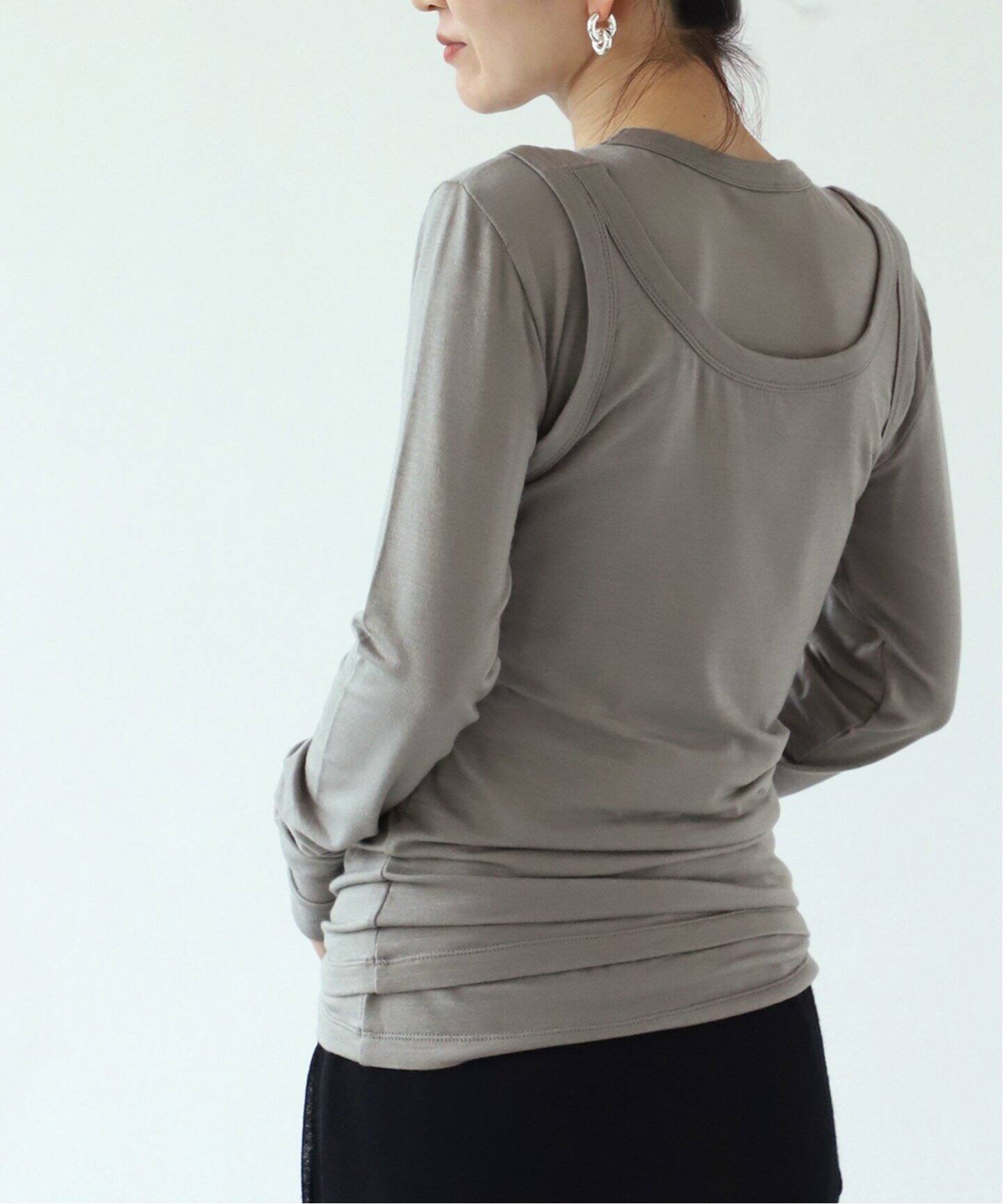INSCRIRE（アンスクリア）ashmere Jersy タンクトップ I24AWCUT10（T