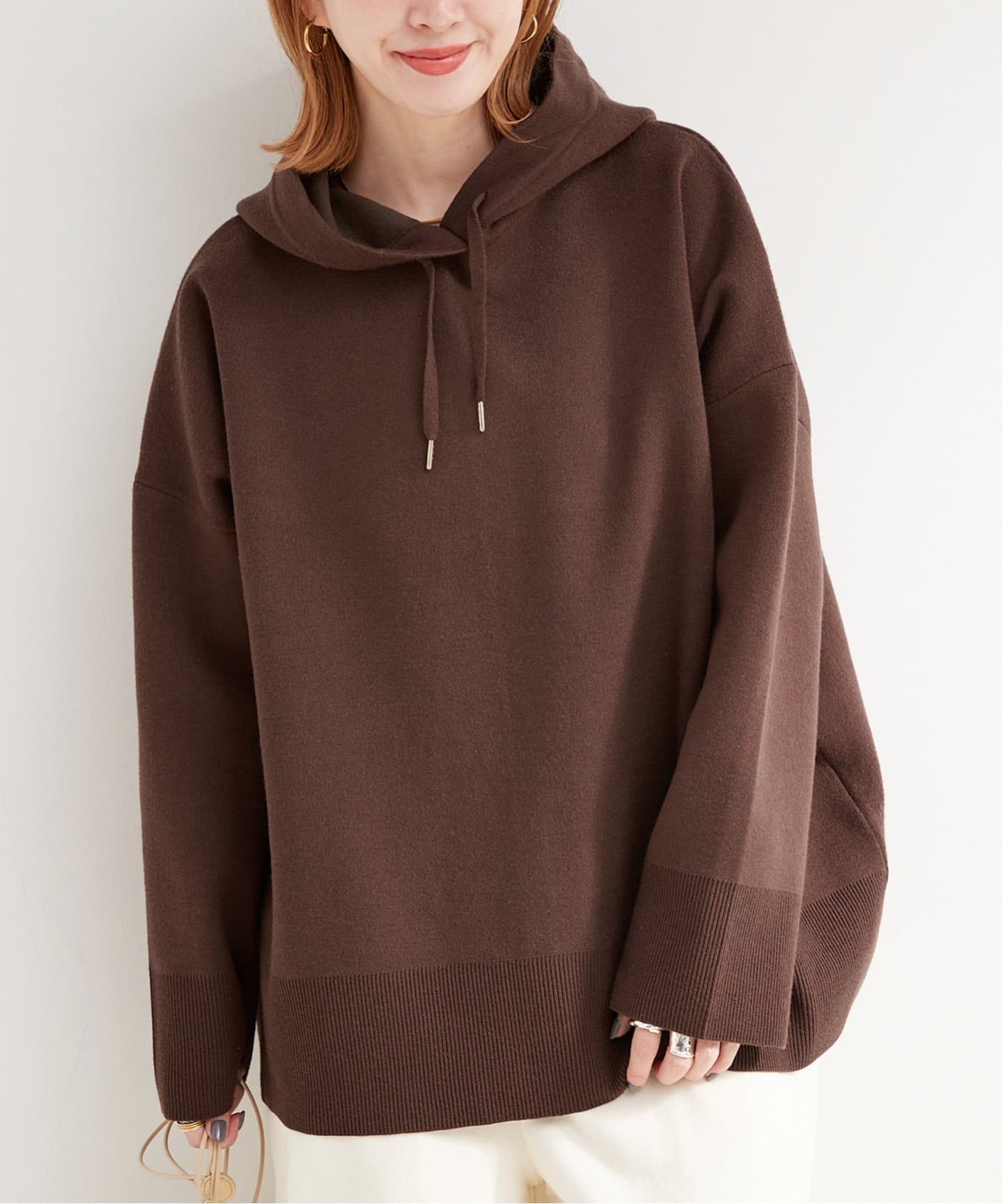 追加》ニットWフェイスパーカー（ニット／セーター）｜B.C STOCK（ベー