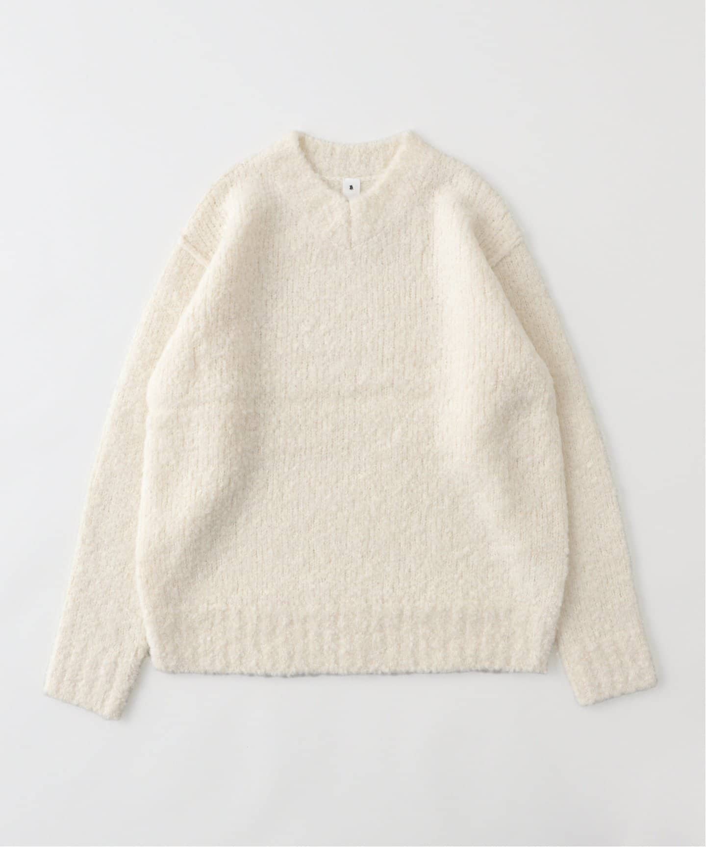 LA BOUCLE (ラブークル) ALPAFUR PILE JQ V/N ニット（ニット