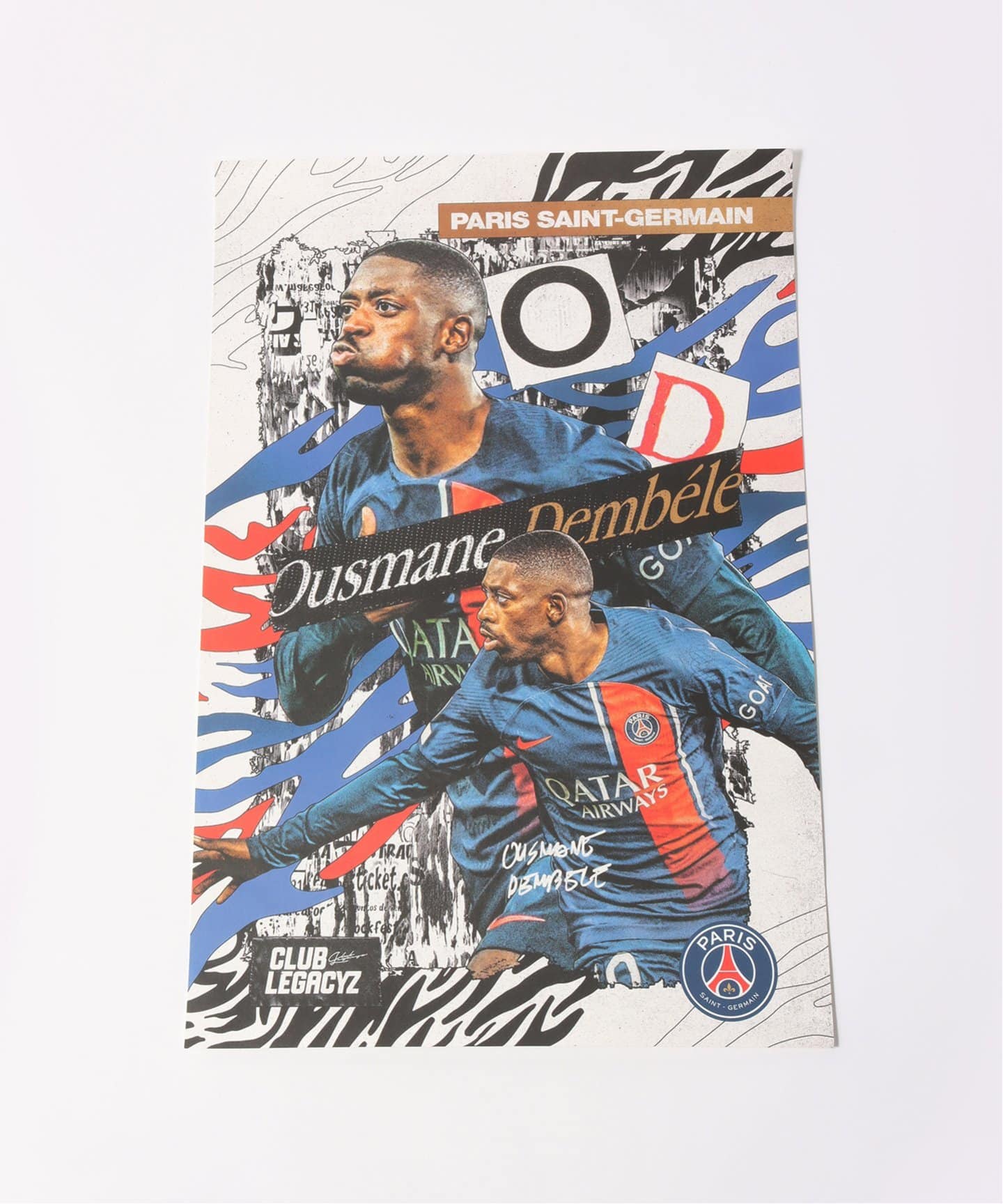 Paris Saint-Germain】CLUB LEGACYZ POSTER（フォトフレーム／ポスター