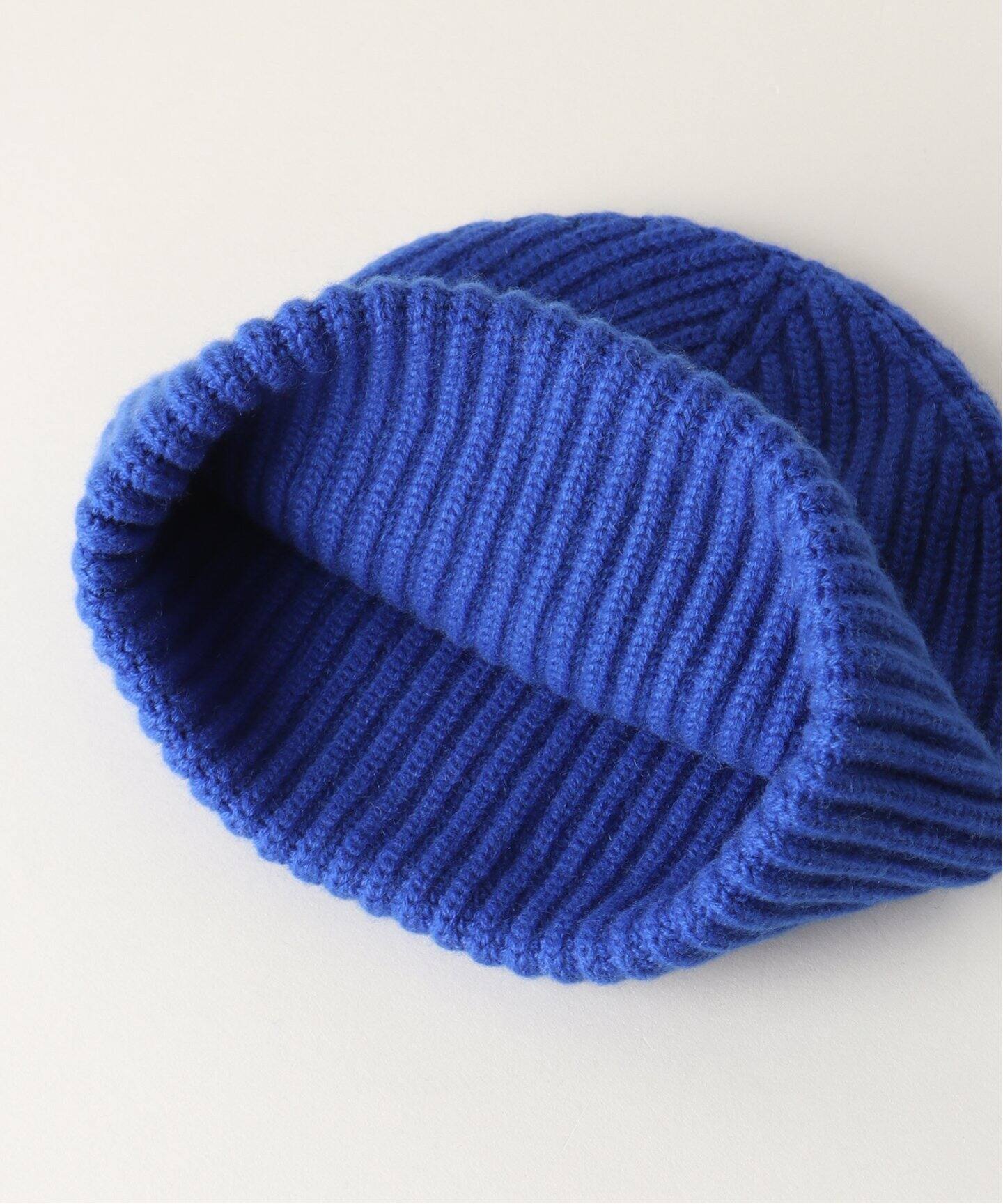WILLIAM BRUNTON】カシミヤ Cardigan Stitch Hat 350（ニットキャップ