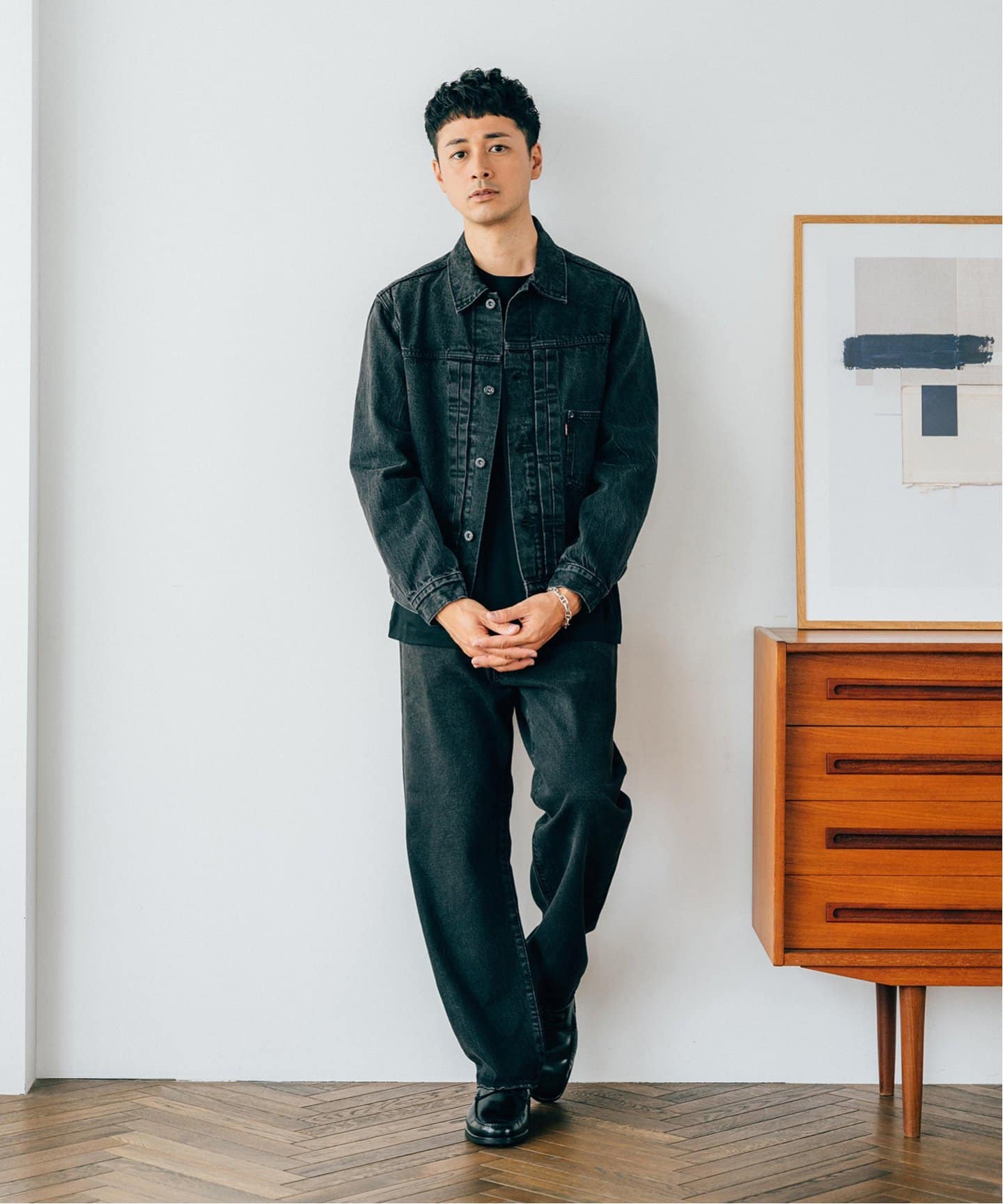 Levi's(リーバイス) 30th 別注 Type 1 Trucker Jacket BLACK（デニム