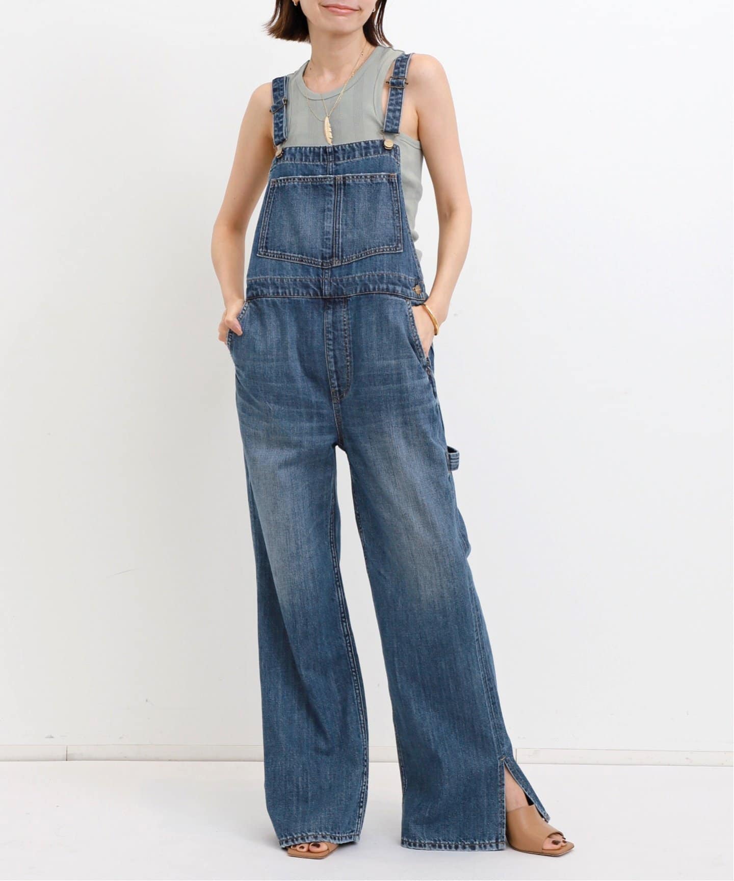 L'Appartement RED CARDレッドカード デニムオーバーオール